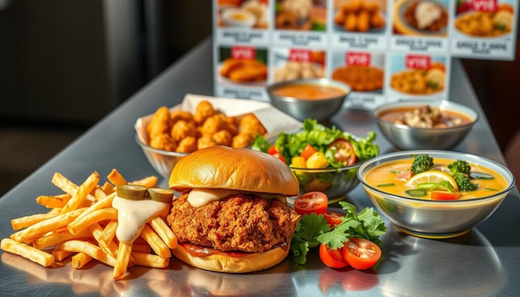 Chick-fil-A lunch menu and dinner options