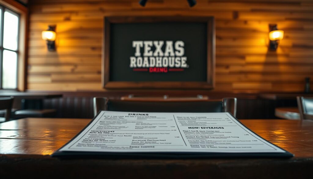Texas Roadhouse Drink Menu Serving Sizes