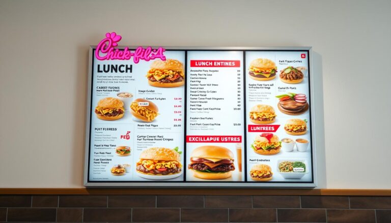 chick fil a lunch menu
