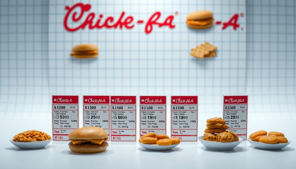 chick fil a menu items nutrition