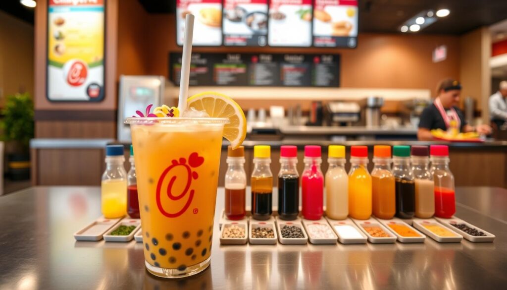 customize chick fil a drink order