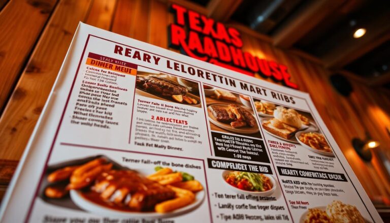 texas roadhouse early dine menu